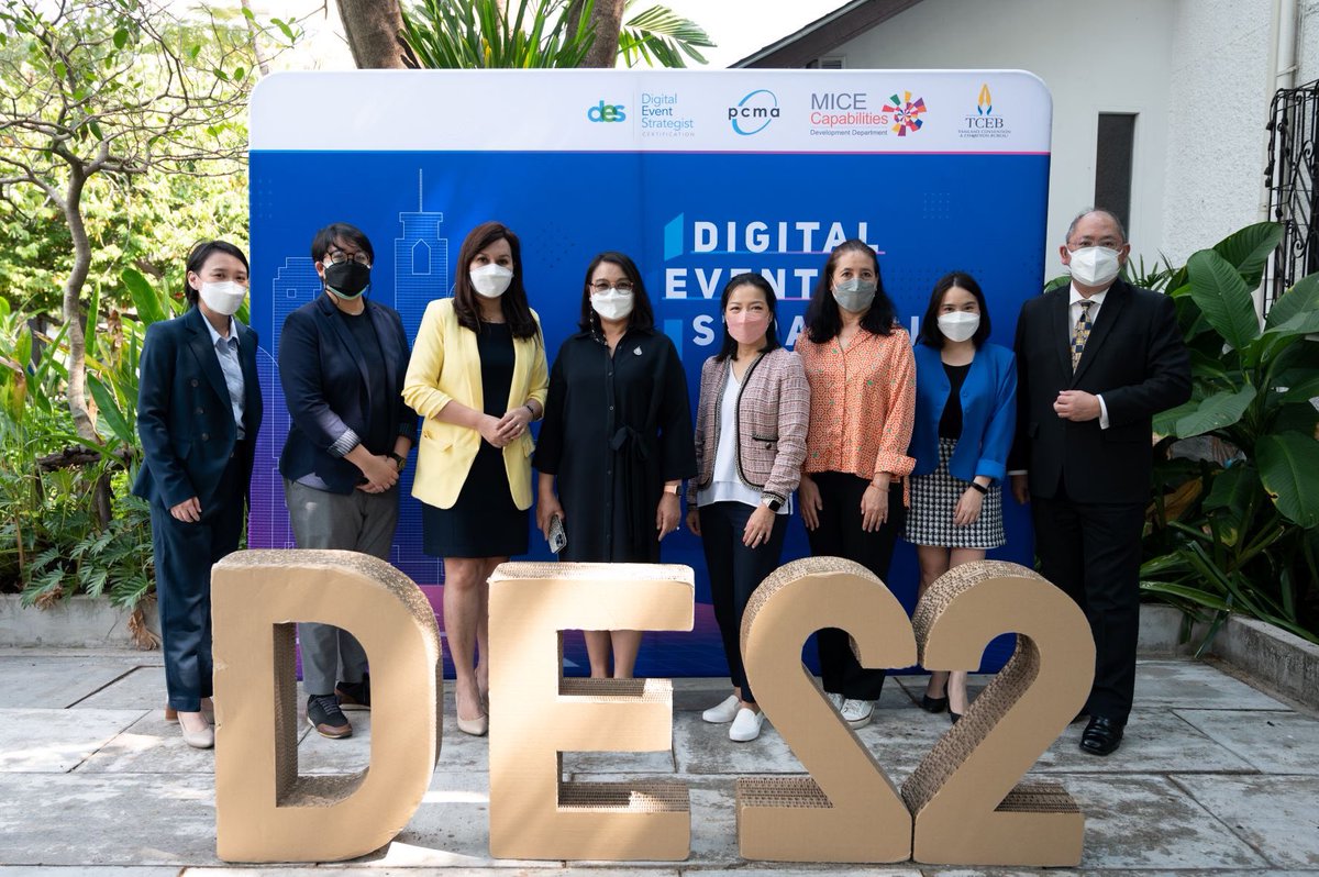 ThailandCVB's tweet photo. TCEB in partnership with PCMA kick start 2022 with the 3rd batch of DES- Digital Event Strategist course
20 MICE professionals in Thailand have joined the DES orientation program on Jan 17 learning digital foundations to adapt & grow in a sustainable way
#MICECapabilities #DES https://t.co/6Vl3Tky3Yh