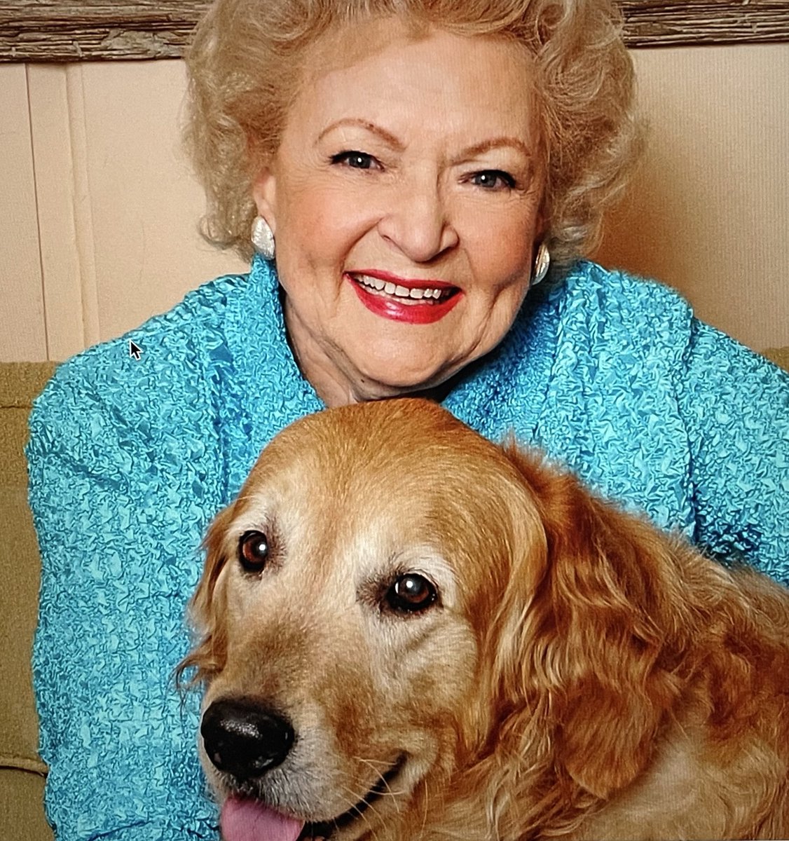 Dogecoinbuddy's tweet photo. Betty White loved the $doge. Remember to be kind, love animals, and do only good everyday! #love #dogecoin #kindcrypto https://t.co/ipec8Q13xc