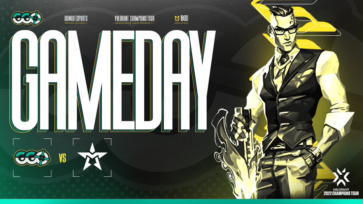 GringoEsports's tweet photo. GAME DAY! ๐ฃ
Gringo VCT 2. Hafta 2. Gรผn maรงlarฤฑna hazฤฑr! ๐๐ป
Hadi takฤฑm! ๐๐ป
#letsGGO ๐ฅ https://t.co/LqefzrYJXy
