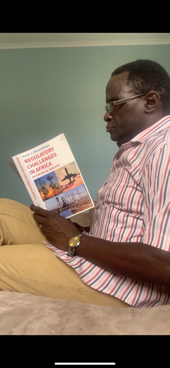 It's a must read book. Ahsante Profesa <a href="/MarkMwandosya/">Mark J. Mwandosya</a> kwa darasa. Nimepata nakala yangu ya kitabu chako cha Regulatory Challenges in Africa (An Empirical Analysis) kama nilivyoahidi. Kadri navyosoma, nashawishika kuja na thread.