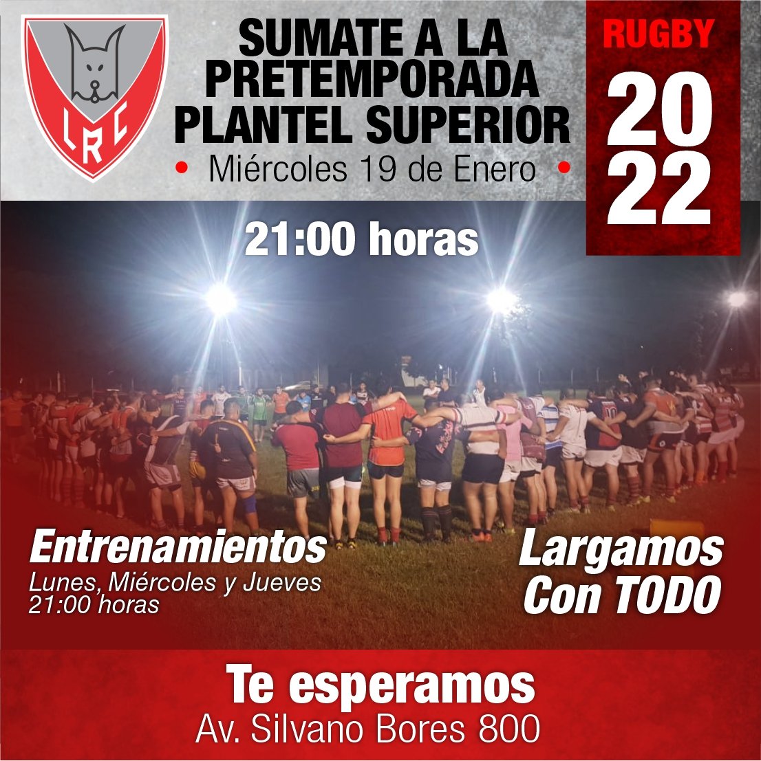 Nos preparamos para un nuevo año con nuevos desafíos!
Temporada 2022 💪 tiempo de prepararse.