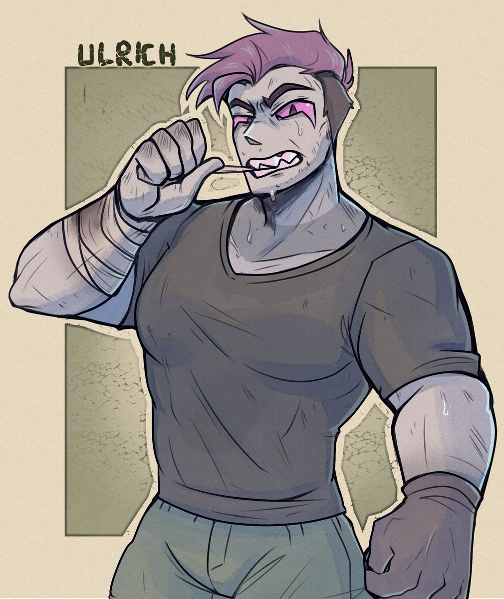 BSkelebunny01's tweet photo. More buff bois, here's SimulaLive Ulrich
#ulrichthemechasm #simulalive #oc #mechasm https://t.co/avj5OoP6Nv