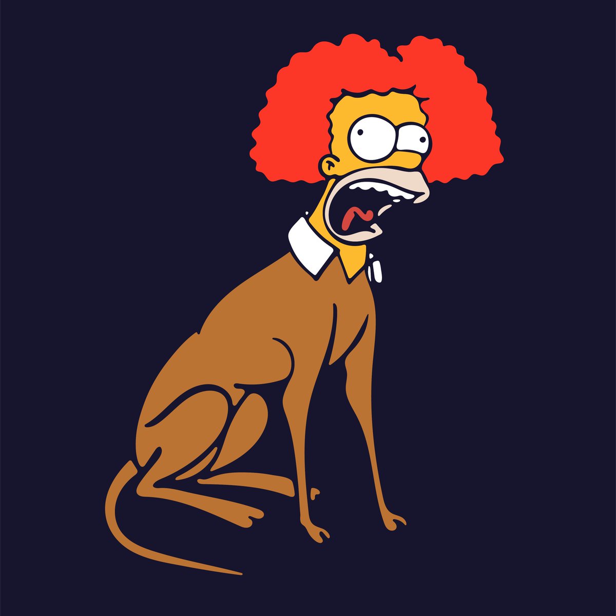 Luna_Food_'s tweet photo. 'Man is a dogs best friend' from #TheSimpletons collection #NFT #NFTease 🌔 https://t.co/6QzncSm2Gx