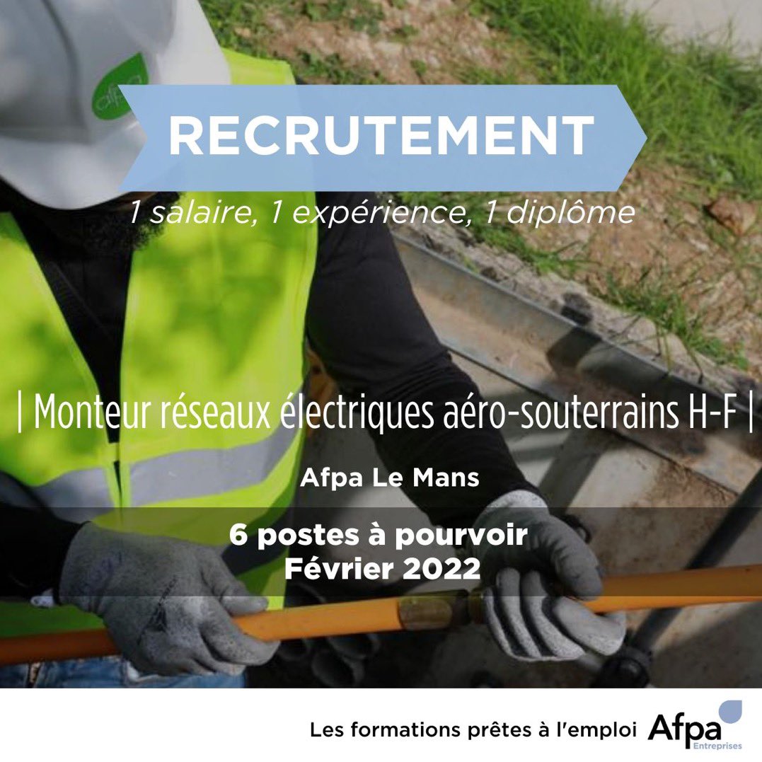 <a href="/VINCIEnergies/">VINCI Energies</a> recrute pour ses entreprises en <a href="/paysdelaloire/">Pays de la Loire</a> , à @AngersAgglo , <a href="/NantesMetropole/">Nantes Métropole</a> <a href="/nantesfr/">Ville de Nantes</a> , <a href="/VilleLaBaule/">Ville de La Baule-Escoublac</a> , <a href="/ancenis44/">ancenis</a> , <a href="/Mayenne_Ville/">Ville de Mayenne</a> . Venez nous rejoindre grâce  à une formation en partenariat avec <a href="/AFPA_PDL/">AFPA PAYS DE LA LOIRE</a> 
#citeos #omexom