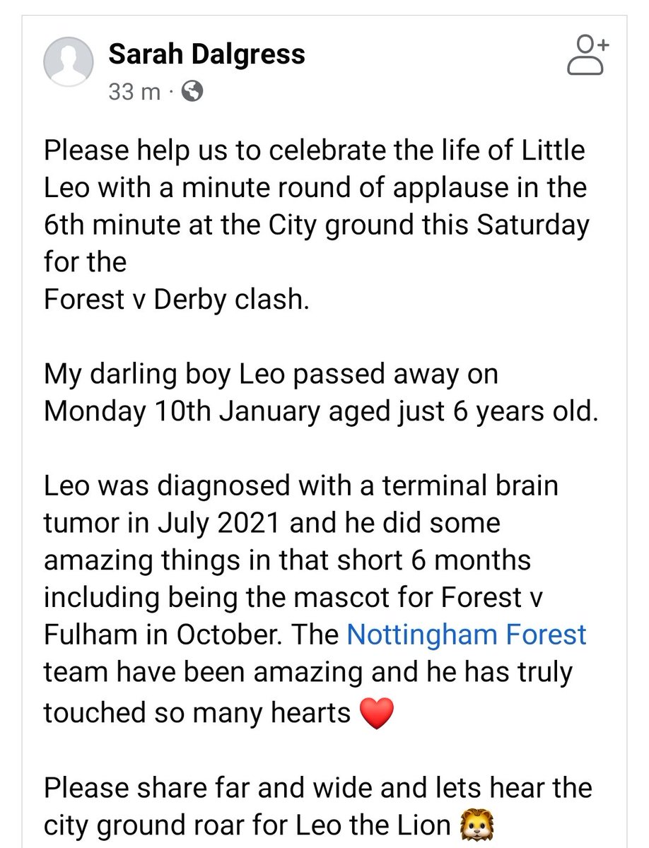 Please spread the word 🙏 #nffc #dcfc