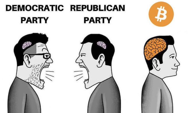 We are all people with brains.🙃 #Bitcoin $BTC #BTC