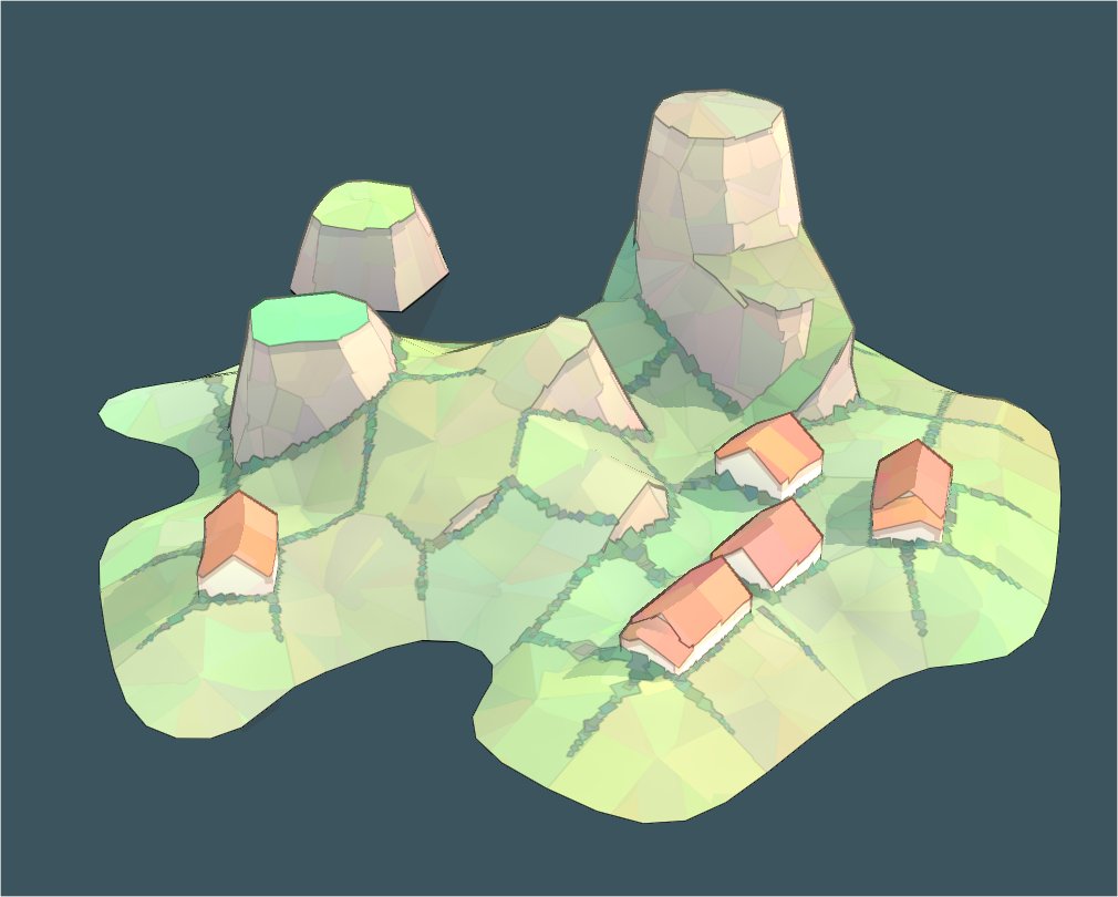 OskSta's tweet image. The beginnings of hedgerows. Nice to get some smaller scale detail in there. Also obviously a very contextual way of making the tiles more readable.

I really need some better beaches though. It looks weird when they just trail off like that.