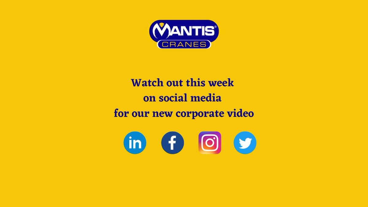 Mantis Cranes Ltd tweet media