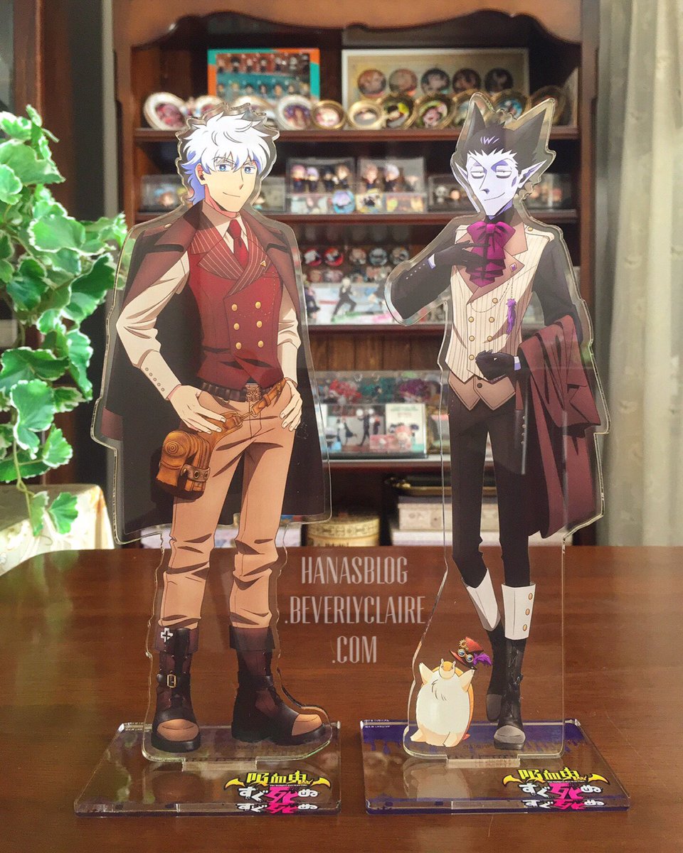hanasblog's tweet photo. Merch review! Acrylic figure stands and other goods from #TheVampireDiesinNoTime pop-up store at #TokyoAnimeCenter in Shibuya by #CurtainDamashii, lovingly displayed at my home 💕 
https://t.co/DVJDr8t9p8
#Ronald #Draluc #JohntheArmadillo #Mebiyatsu #Hanaikimaru #吸血鬼すぐ死ぬ https://t.co/F3piitGNrR