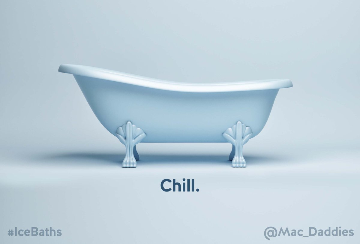 Mac_Daddies's tweet image. Chill. 

@OneMinuteBriefs advertise #IceBaths