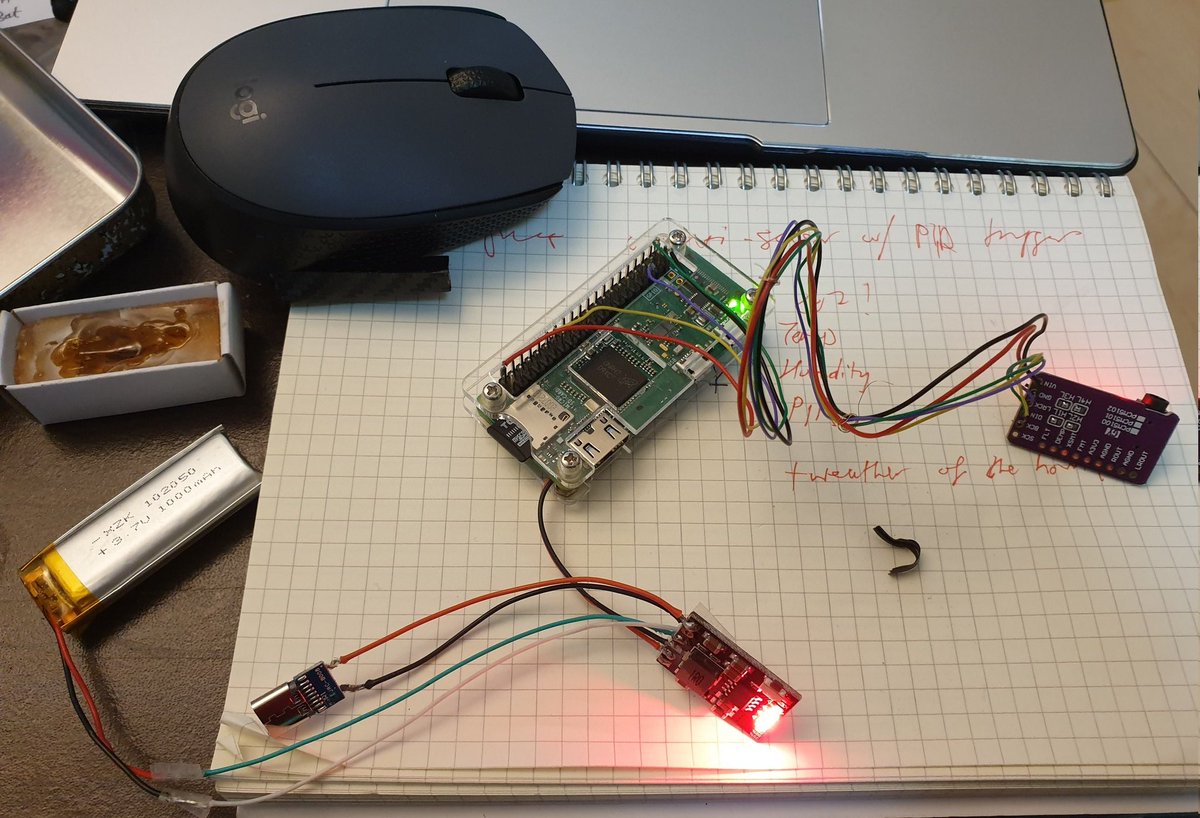 melvinkkkkk's tweet photo. Picked up one of my abandoned hobbies lately. 

My first semi-complete project, a music player running Volumio. It has a 1000mAh battery serving as a UPS, and a PCM5102 I2S DAC for audio output.

With a 3d printed enclosure, it will be perfect! https://t.co/qe4vsoCym5