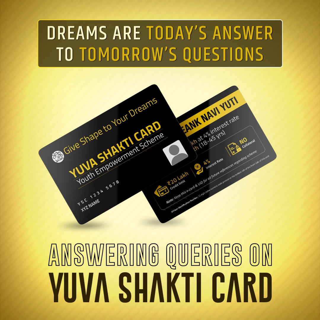 ANewDawnForGoa's tweet photo. Do you have queries about the #YuvaShaktiCard?
Don't worry, we've got answers to all of your questions.
Follow the thread until the end 👇
And sign up today at https://t.co/ThcLbDZvYv
#GoenchiNaviSakal  
(1/9) https://t.co/6bu4hkGdsj