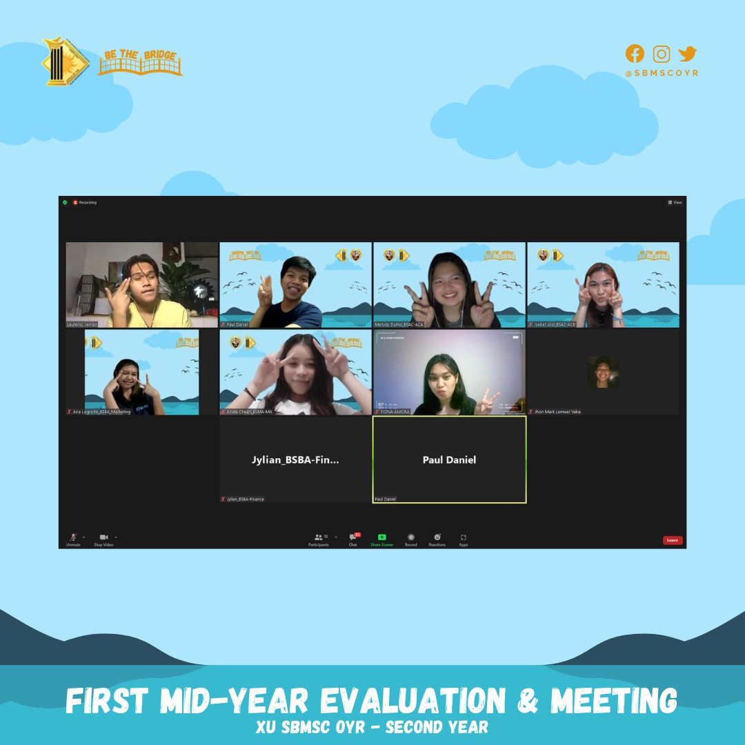 sbmscoyr's tweet photo. [LOOK]

That’s a wrap for the XU SBMSC Office of the Year Representatives First Mid-Year Evaluation &amp; Meeting for the Second Year last Monday, January 17, 2022. https://t.co/irjXa0F6Mm