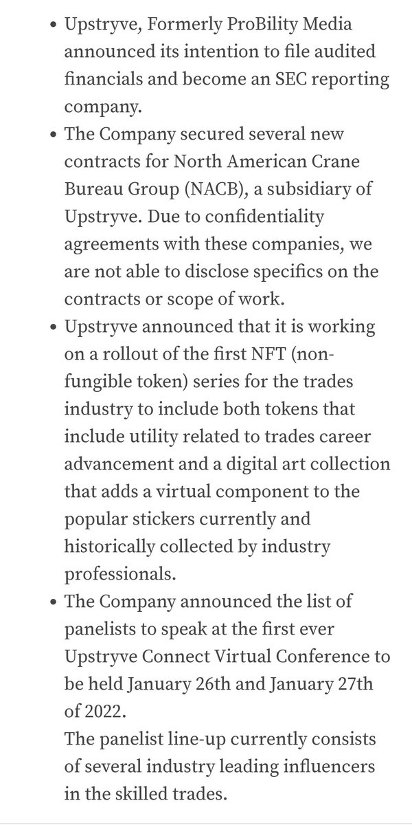YuliFromTheBlok's tweet photo. $PBYA
The PR out and it's great 
⭐New contracts
⭐New partnerships
⭐Intention to  become an SEC reporting company
⭐Working on a rollout of the first NFT
#PBYA #NFT #StocksToBuy #OTCMarkets #makemoney https://t.co/dr0lRGcOhH