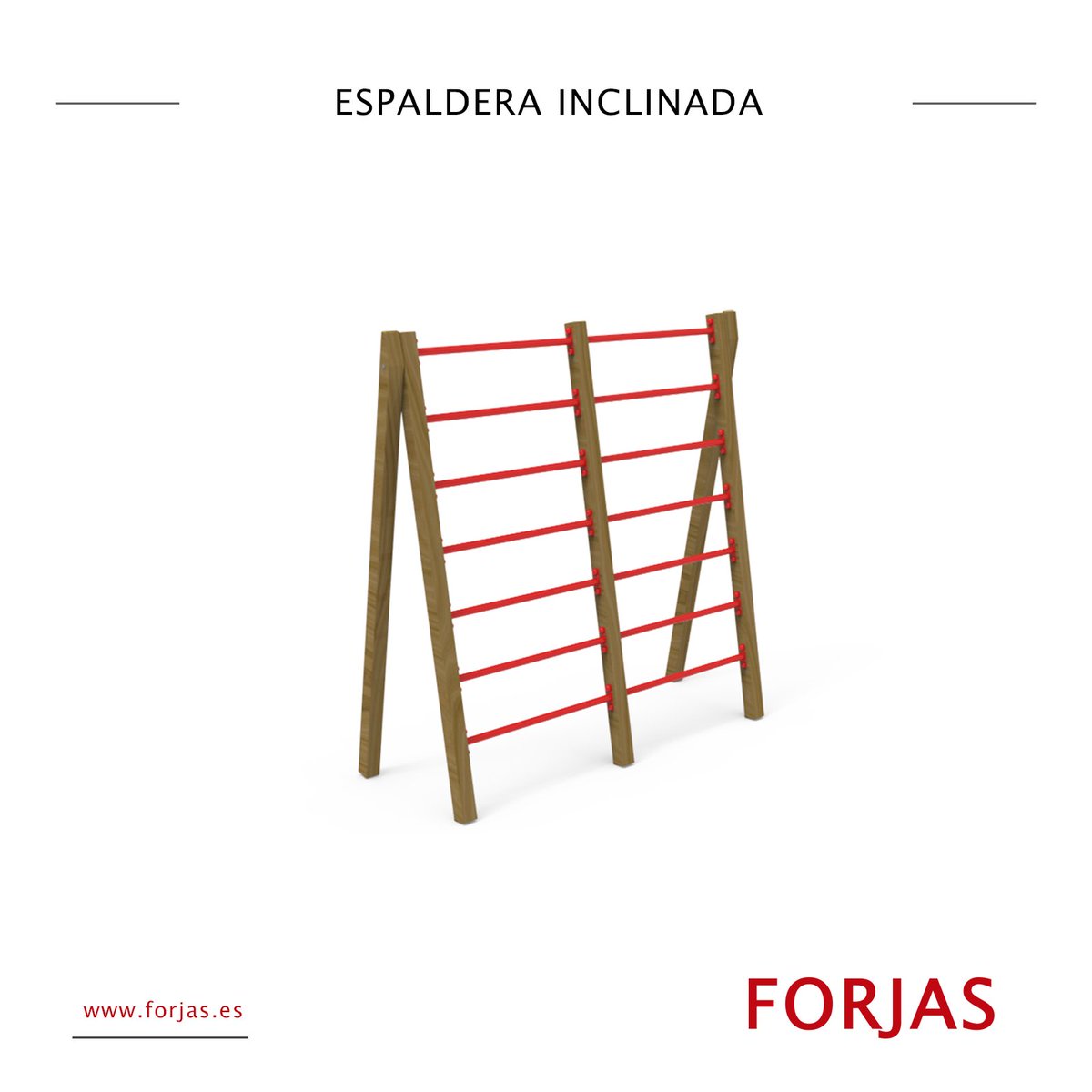 FORJAS_es's tweet photo. La #espalderainclinada está fabricada con tubos de acero acabados con pintura poliéster en polvo al horno, y madera de pino tratada en autoclave nivel IV. L

#Forjas #equipamientodeportivo #sportsequipment #equipementsportive #streeturban #urbanequipment #espalderas #espaldera https://t.co/N1Er9v936l