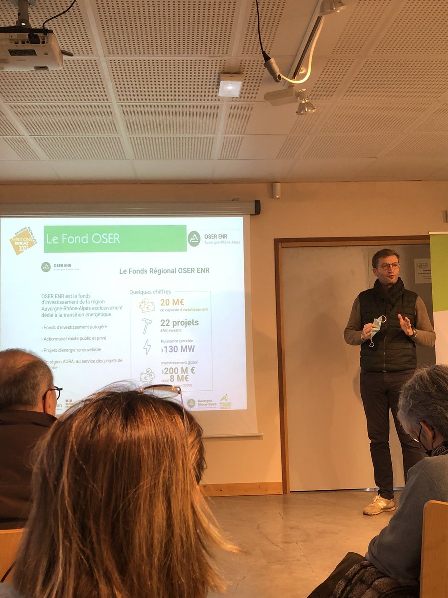 ChGeourjon's tweet photo. #Méthanisation, #BioGaz une présentation très intéressante du site #MethaMoly. Une seconde vie pour les #biodéchets. Fond #oser, @auvergnerhalpes https://t.co/sNcZZh1v5p
