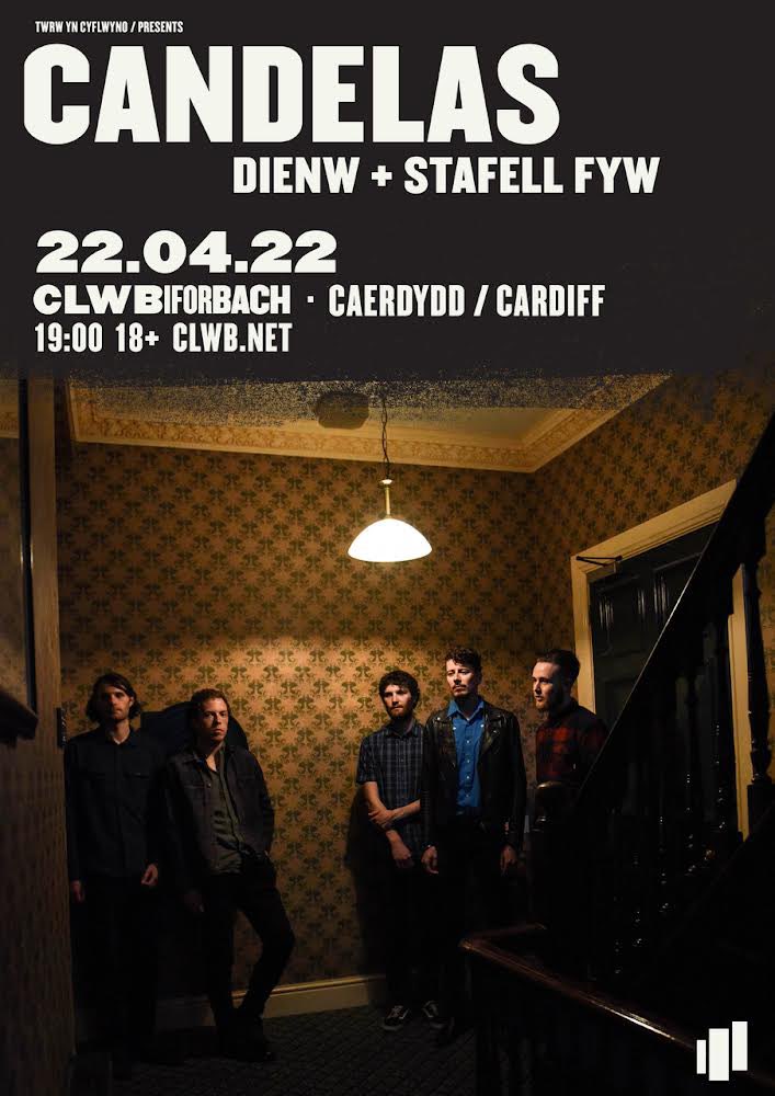 Dyddiad newydd | New date 🌙✨ Bydd @Candelasband, @dienwband a Stafell Fyw yn dychwelyd i Clwb Ifor Bach fis Ebrill ar ôl gohurio ei gig Nadolig! 22.04.22 Tocynnau ar werth rŵan ⟶ ticketweb.uk/event/candelas…