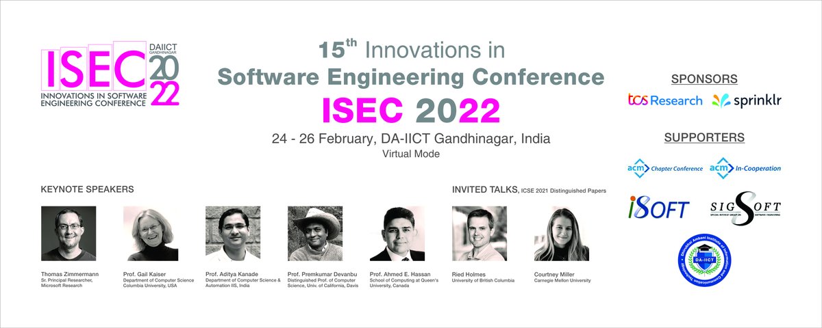 #ISEC2022
Save the date: 24-26 February 2022 (Virtual) <a href="/ISECConf/">ISEC 2025</a>