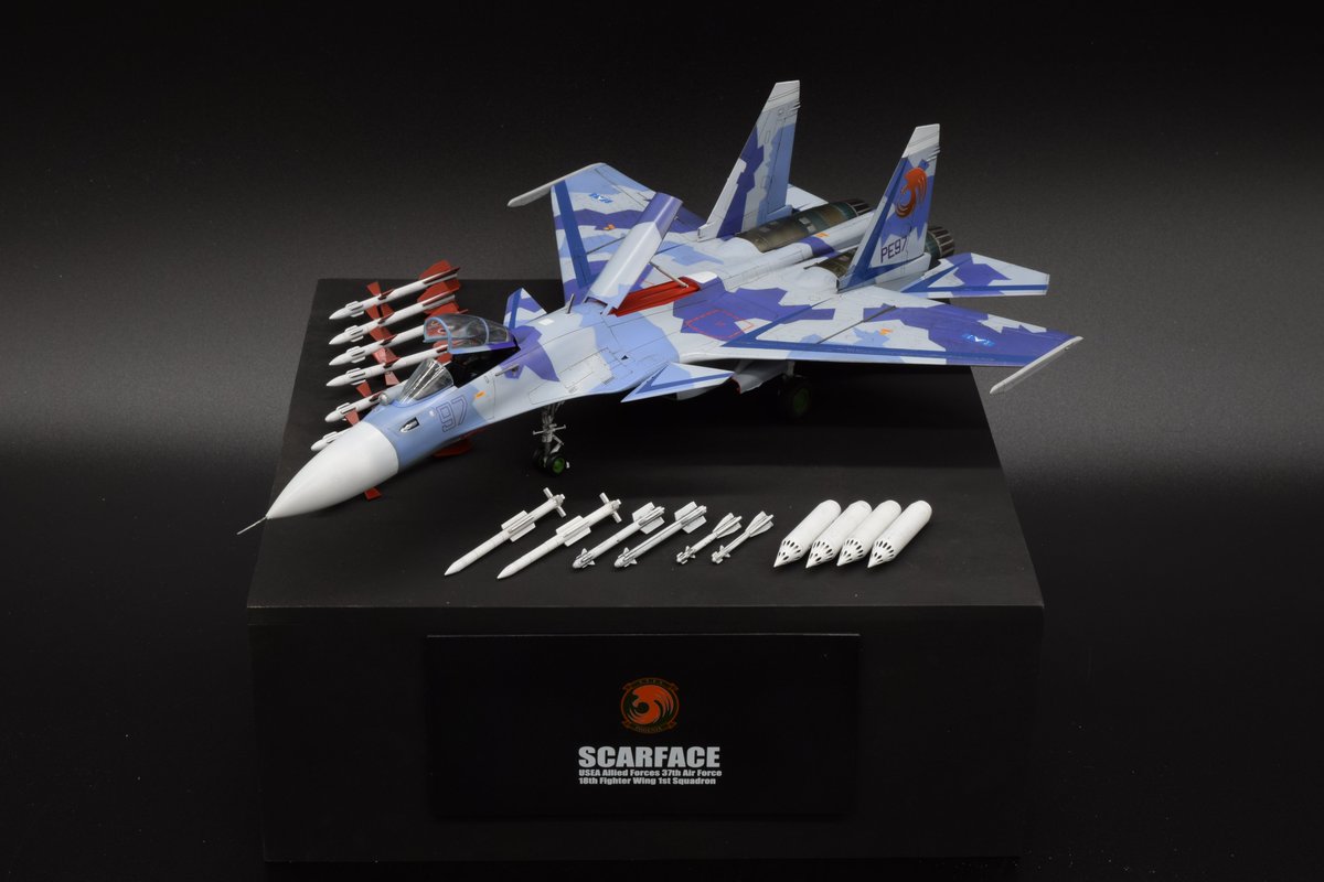 seiyadon02's tweet photo. #エースコンバット
#ACE25th
#ACECOMBAT
ACE COMBAT 2
USEAN Allied Forces 37th Air Force
18th Fighter Wing 1st Squadron
Su-33 Flanker-D “SCARFACE”
BREAK NOW! https://t.co/sPSE414DKs