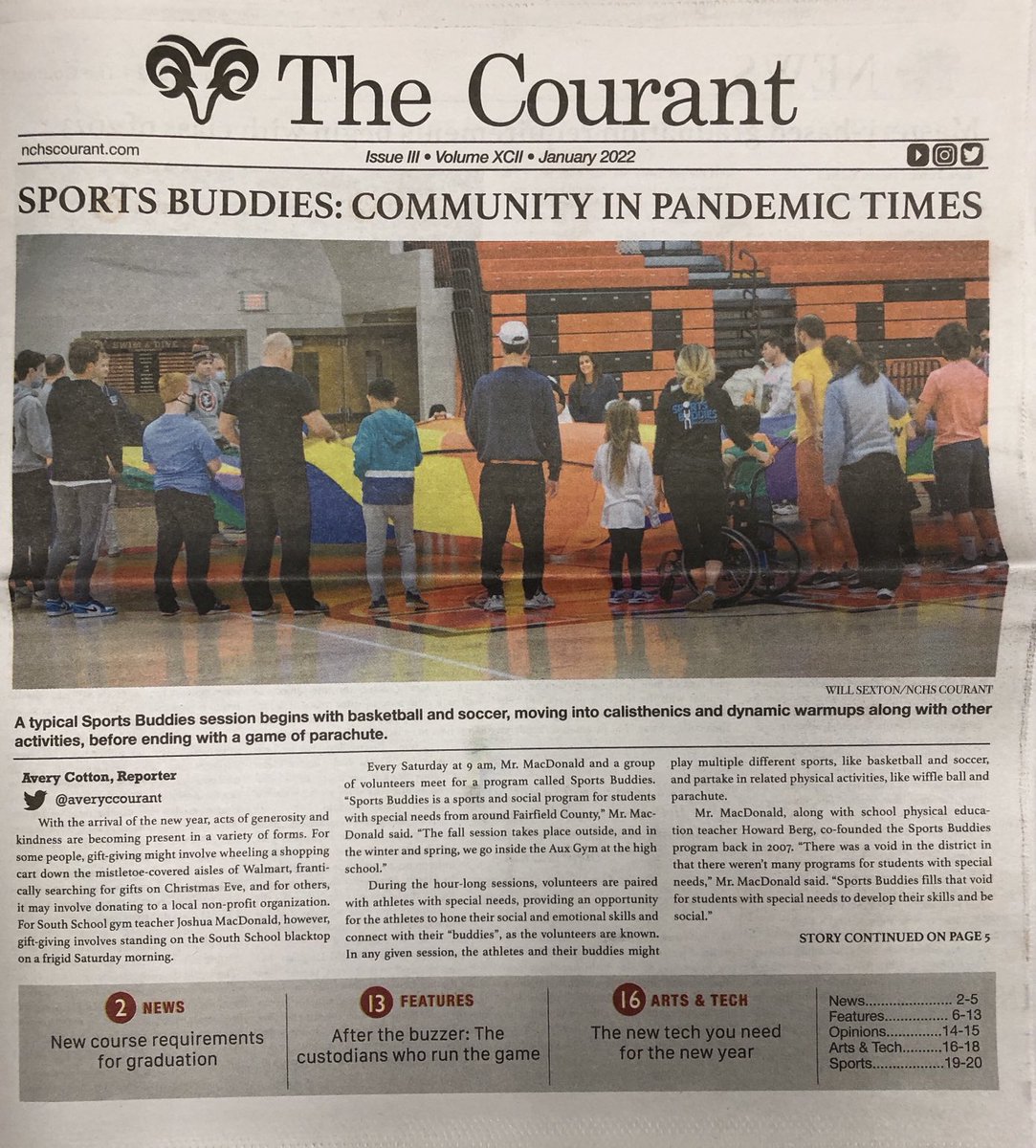Print issue #3 of ⁦<a href="/NCHSCourant/">NCHS Courant</a>⁩ debuts today! Pick it up on tables around the school and in local businesses. Check out nchsCourant.com for  more pics and our first video story of the year