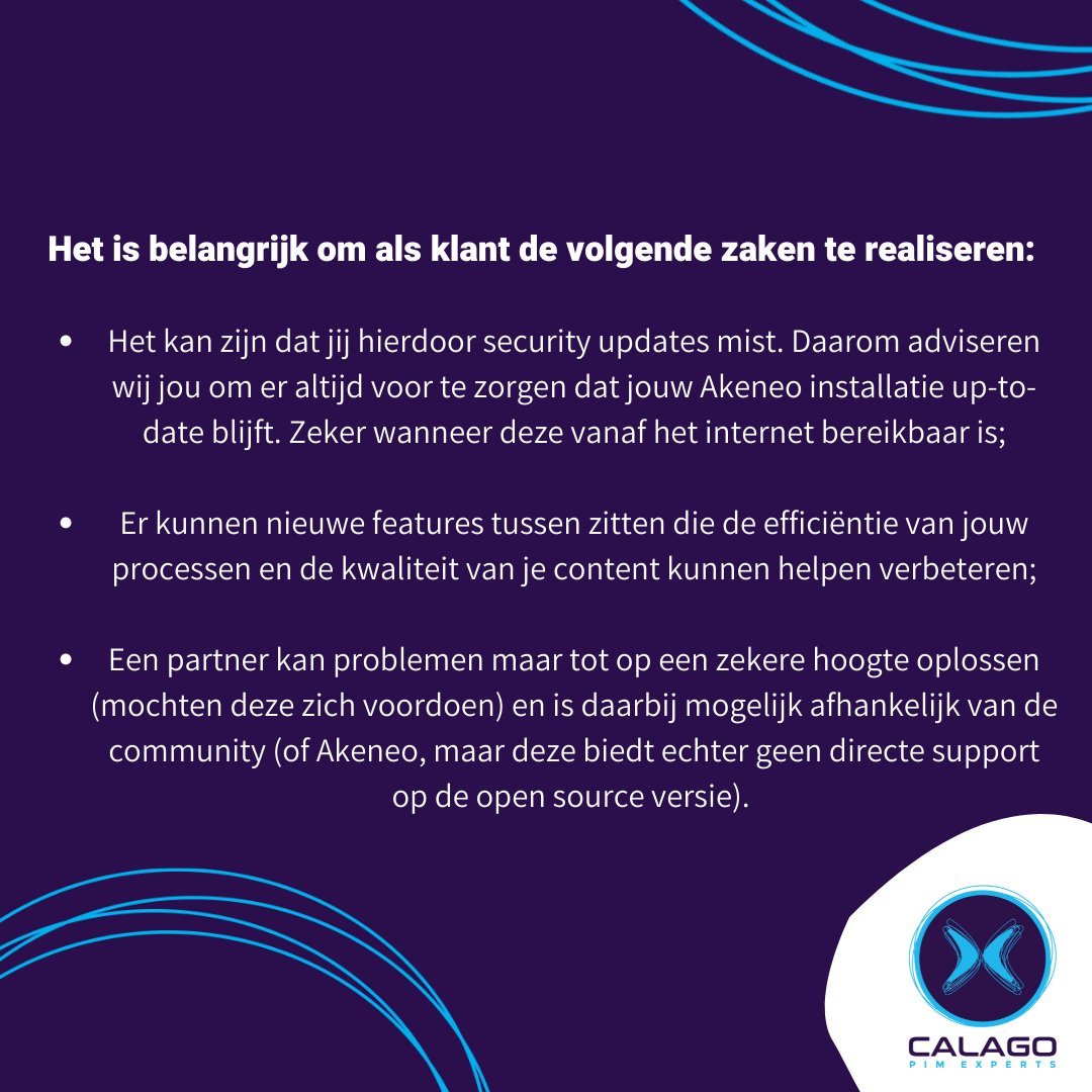 Calagobv's tweet photo. Haal jij al alles uit Akeneo?

Met de juiste support, heb jij minder zorgen.

#PIM #akeneo #b2b #support #opensource https://t.co/2CJztxkWM2
