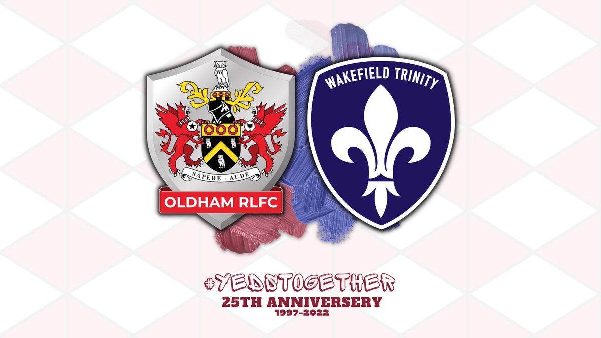Oldham RLFC (@roughyeds) on Twitter photo We face <a href="/WTrinityRL/">Wakefield Trinity</a> in our first run out of 2022, details below.
🗓 Saturday, 22nd January
⏰ Kick-off 6pm
📍 Vestacare Stadium
- Adults & Concessions £10.
- Students £2.
- Under 16’s FREE!
(Prices for standing - £2 more for seated)
🎟 roughyeds.co.uk/tickets We face <a href="/WTrinityRL/">Wakefield Trinity</a> in our first run out of 2022, details below.
🗓 Saturday, 22nd January
⏰ Kick-off 6pm
📍 Vestacare Stadium
- Adults & Concessions £10.
- Students £2.
- Under 16’s FREE!
(Prices for standing - £2 more for seated)
🎟 roughyeds.co.uk/tickets