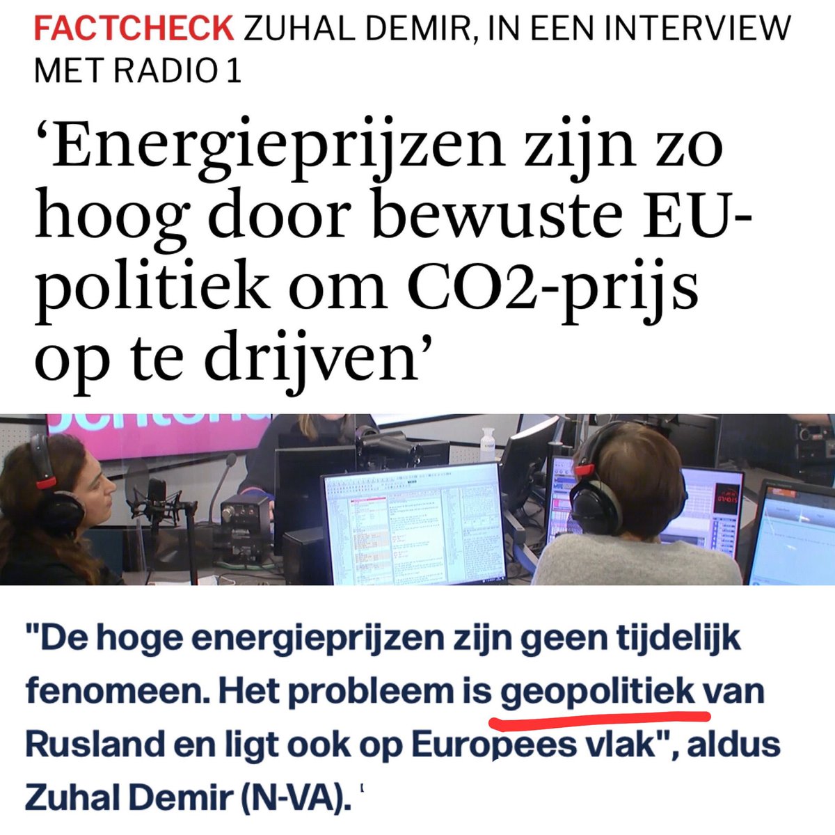 Sommige fact-checks hebben nood aan een fact-check. Omdat ook ongemakkelijke waarheden hun rechten hebben.

👉🏻 Lees meer: facebook.com/10004417592225…
