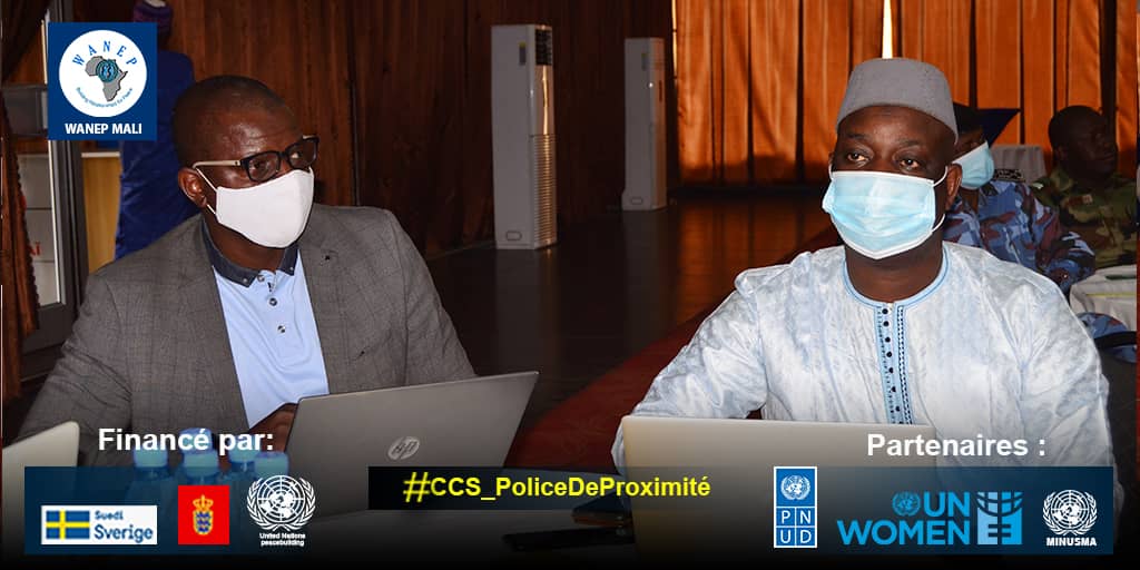 wanepmali's tweet photo. 18 Jan.2022|🎈 #ccs_policedeproximité 
Après une année de mise en œuvre du projet, @PNUDMALI,@ONUFemmes &amp; #MINUSMA se réunissent avec les partenaires et acteurs impliqués dans le processus de #RSS en république du #Mali 🇲🇱 enn vue capitaliser les acquis du projet pilote.
#GRSS https://t.co/cdMbFCldPO