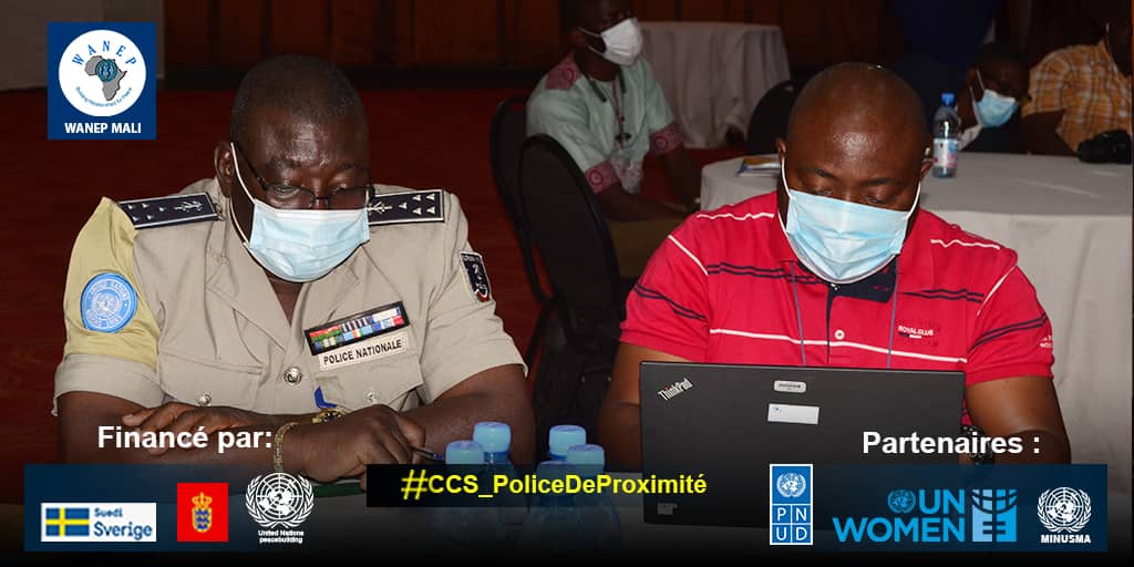 wanepmali's tweet photo. 18 Jan.2022|🎈 #ccs_policedeproximité 
Après une année de mise en œuvre du projet, @PNUDMALI,@ONUFemmes &amp; #MINUSMA se réunissent avec les partenaires et acteurs impliqués dans le processus de #RSS en république du #Mali 🇲🇱 enn vue capitaliser les acquis du projet pilote.
#GRSS https://t.co/cdMbFCldPO