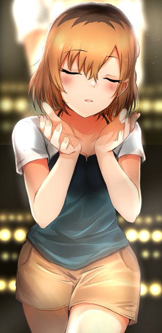 勝利の女神がチュウした宮森さん描きました 