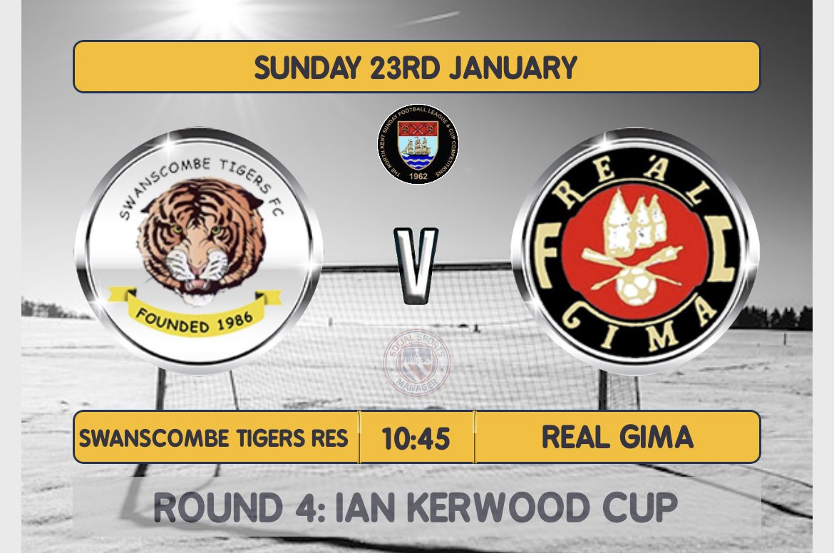 Big challenge for our young side in the next round of the Ian Kerwood Cup as we face the holders <a href="/RealGima/">Real Gima</a>