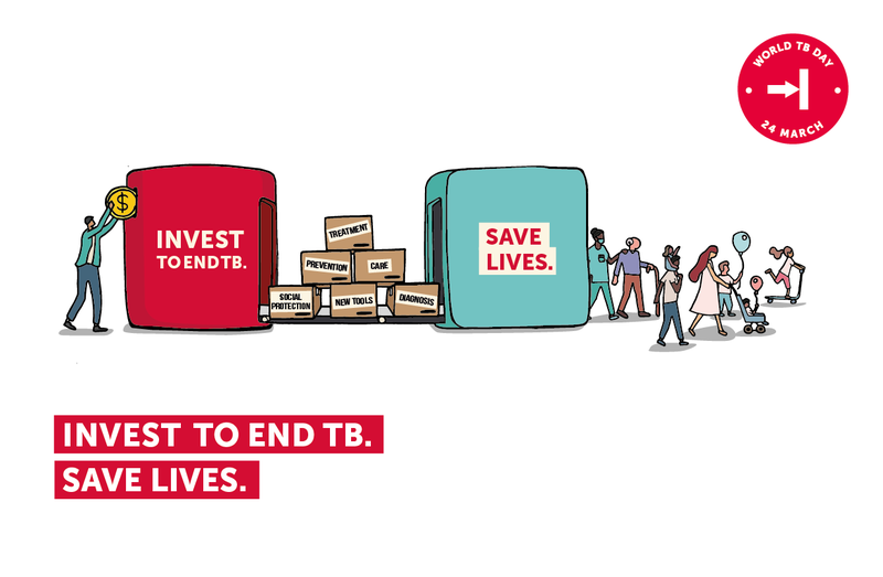 📢It's Official! We are happy to announce the theme for 2022 #WorldTBDay: “#InvestToEndTB. Save Lives.” The low levels of funding for the TB response year after year cannot continue nor be accepted anymore. Here's what you have to do👉bit.ly/WorldTBDayTheme #EndTB