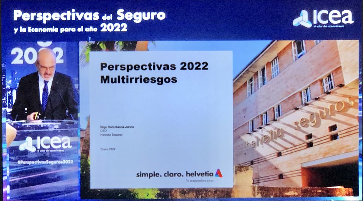 Javier_GarG's tweet photo. El CEO de ⁦@Helvetia_ES⁩, Íñigo Soto, interviene en la jornada sobre #Perspectivas del #Seguro de 2022, organizada cada año por ⁦@icea_es⁩, desgranando la evolución de los #multirriesgos en España. https://t.co/dNArt1Hm1M