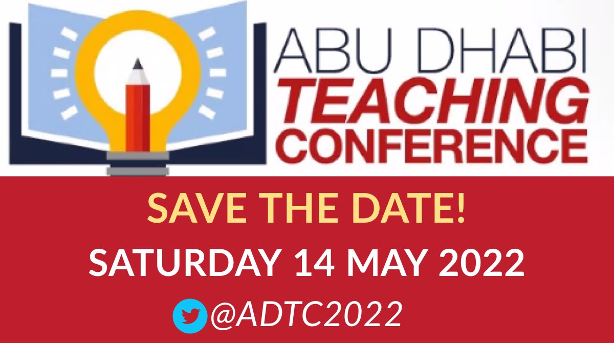 ADTC2027's tweet photo. **CONFERENCE UPDATE**

@ADTC2022 returns on Saturday 14 May 2022, held @BCAbuDhabi! 

#ADTC2022 https://t.co/wIJ1iFQQ38