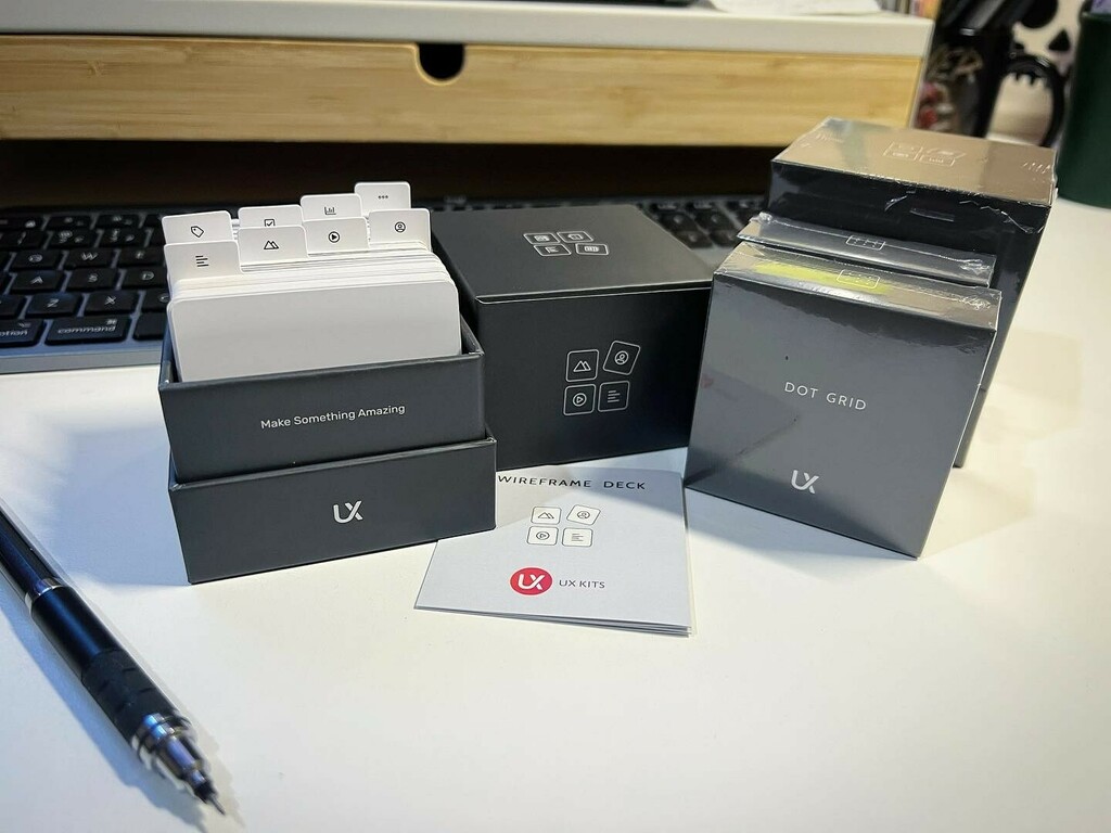 So happy to get my wireframe deck from <a href="/uxkits/">UX Kits</a>.  Been thinking about these for ages, so when version 2 went up, I ordered.  Fantastic and quality tool! instagr.am/p/CY3uGVQAh-d/