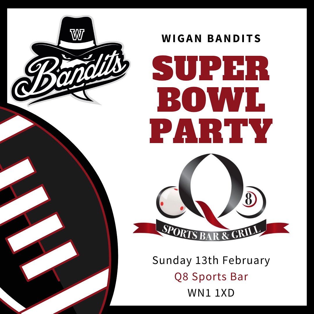 Happy to announce that we will be partnering with Q8 Sports Bar for Super Bowl LVI on Sunday 13th February.
Come and join us to watch all the action on what is sure to be a great night 🏈🍺