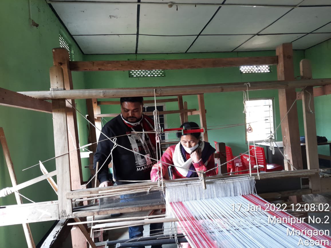 GrowPvt's tweet photo. Textile SSC ASDM Assessment conducted under Handloom Sector Morigoan , Assam for the job Role : Two Shaft Handloom weaver By Growwell on 17-1-22 @TextileSSC @MSDESkillIndia @NCVETIndia https://t.co/g3qxnYg9yw