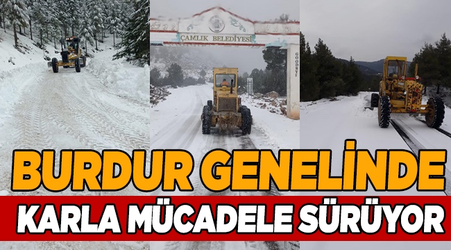 Burdur Genelinde Karla Mücadele Sürüyor 
gazetebu.net/burdur-genelin…