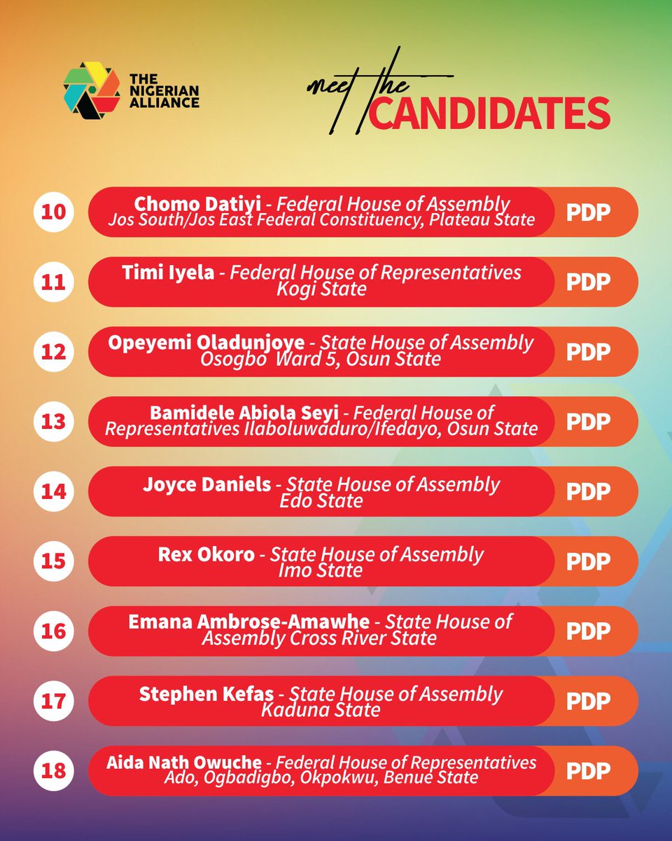 TNA_HQ's tweet photo. Here’s a full list of all 29 aspirants who will be beneficiaries of TNA’s robust support from now leading up to the 2023 elections.
In the coming days and weeks, you’ll get to learn more about them individually.
#TakeBackNigeria https://t.co/mxF0opTucX