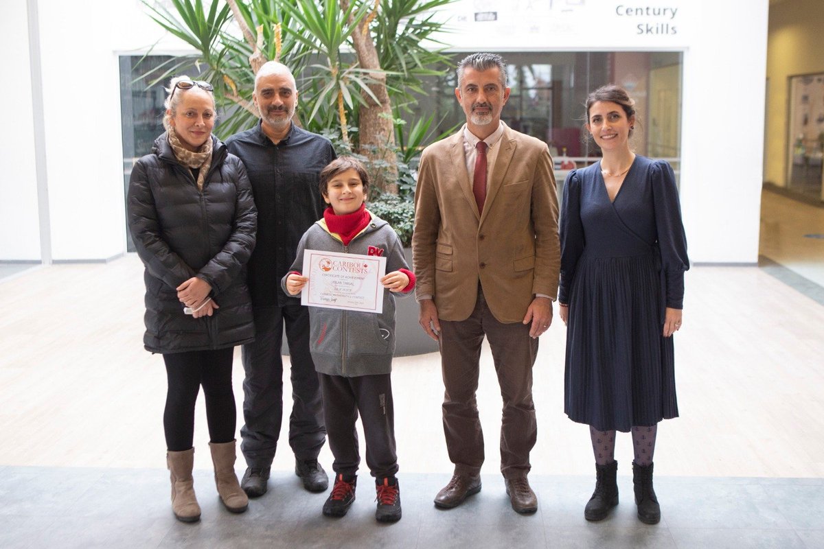 📣Uluslararası ‘Caribou Matematik Yarışması’nda 5. ve 6.sınıflar kategorisinde Dünya 1.si olan öğrencimiz sevgili Aslan Tansal'ı ve öğretmenlerimizi tebrik eder, başarılarının devamını dileriz. 👏🏻🥇👏🏻

#BahçeşehirKoleji
#BahçeşehirKolejibodrum