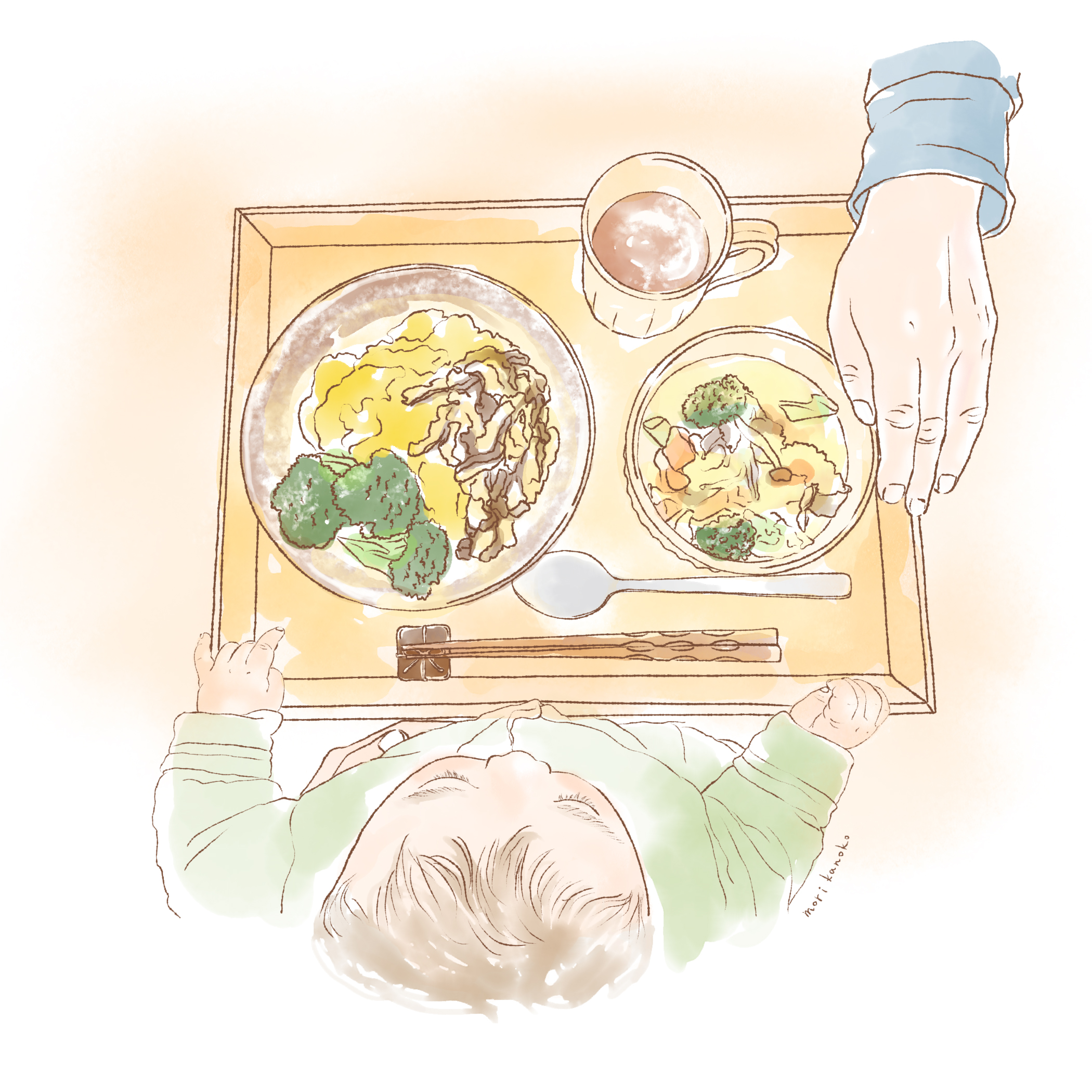 تويتر 森 果の子 على تويتر 22 1 18 一緒にごはん ご飯を食べる時は膝に乗せます 上から見ると食べそうな雰囲気が かわいい イラスト依頼 イラスト依頼募集中 手描きイラスト 赤ちゃん 赤ちゃんのいる生活 赤ちゃん日記 赤ちゃんイラスト 赤ちゃん
