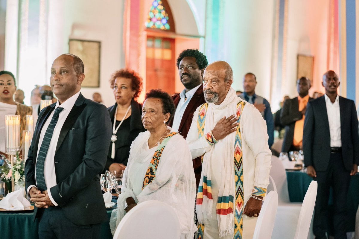A fundraising dinner event held as part of the #GreatEthiopianHomeComing at The Menelik Palace attended by PM Abiy Ahmed, First Lady Zinash Tayachew, Mayor Adanech Abebe, other officials & guests of honor. More than 805,000 USD was raised to support the conflict victims.#Ethiopia