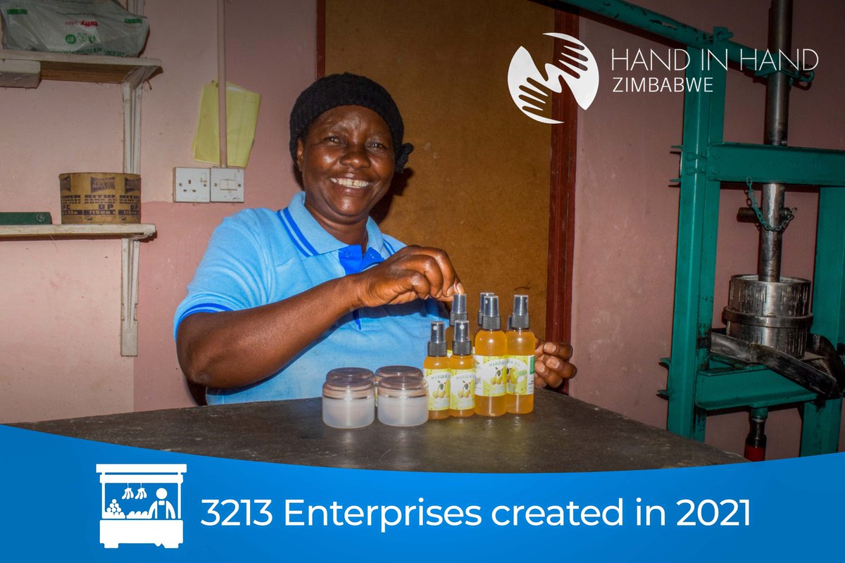 humanimpacthub's tweet photo. In 2021, we facilitated the creation of 3213 enterprises in the 7 districts we operate in. Our work however did not stop there. In 2022, we commit to the continual support of rural entrepreneurs through business technical skills trainings, market linkages, coaching and mentoring. https://t.co/QZsgJCH693