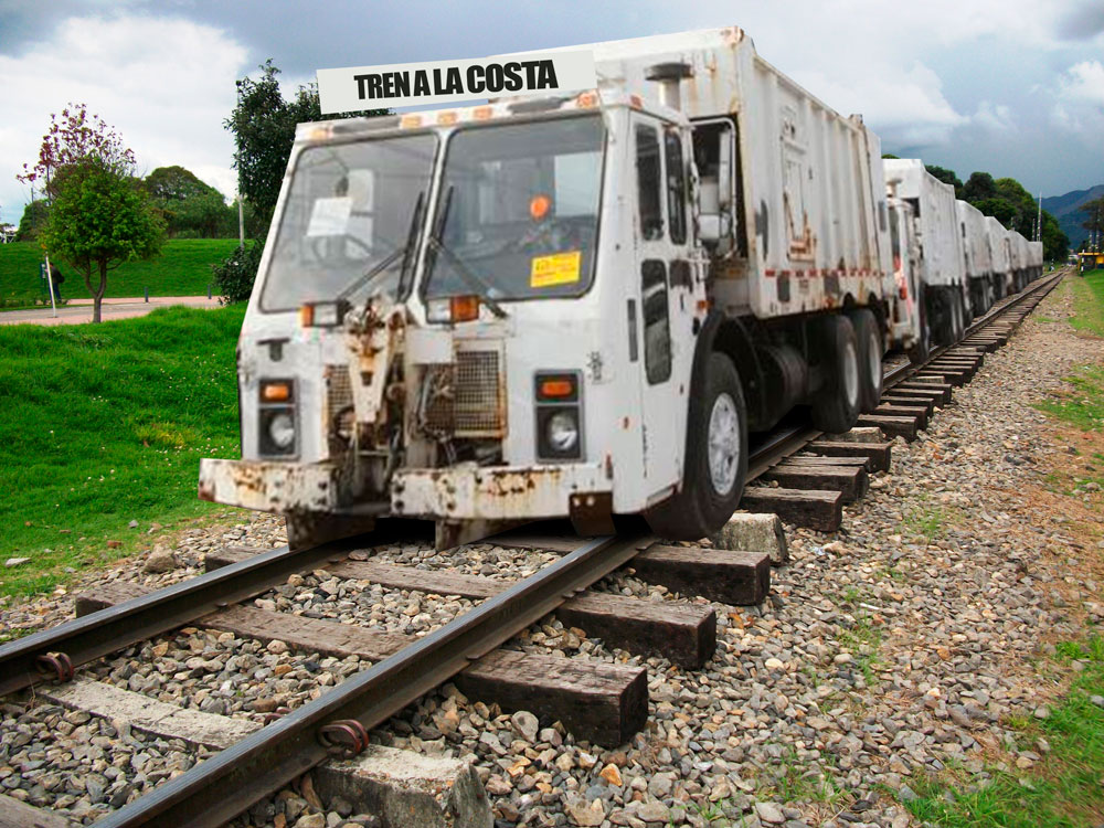 😂El ferrocarril al mar que propone el ojibrotao 😂