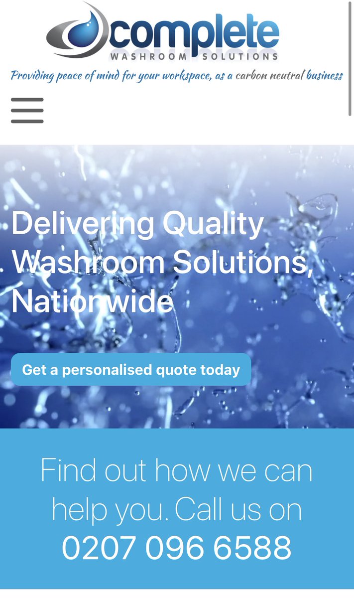 CompleteWSUK's tweet photo. We are LIVE! https://t.co/kZYSC9YtDM #website #redesignwebsite #launched #live #washroomservices #contactus https://t.co/bf57pSlJBd