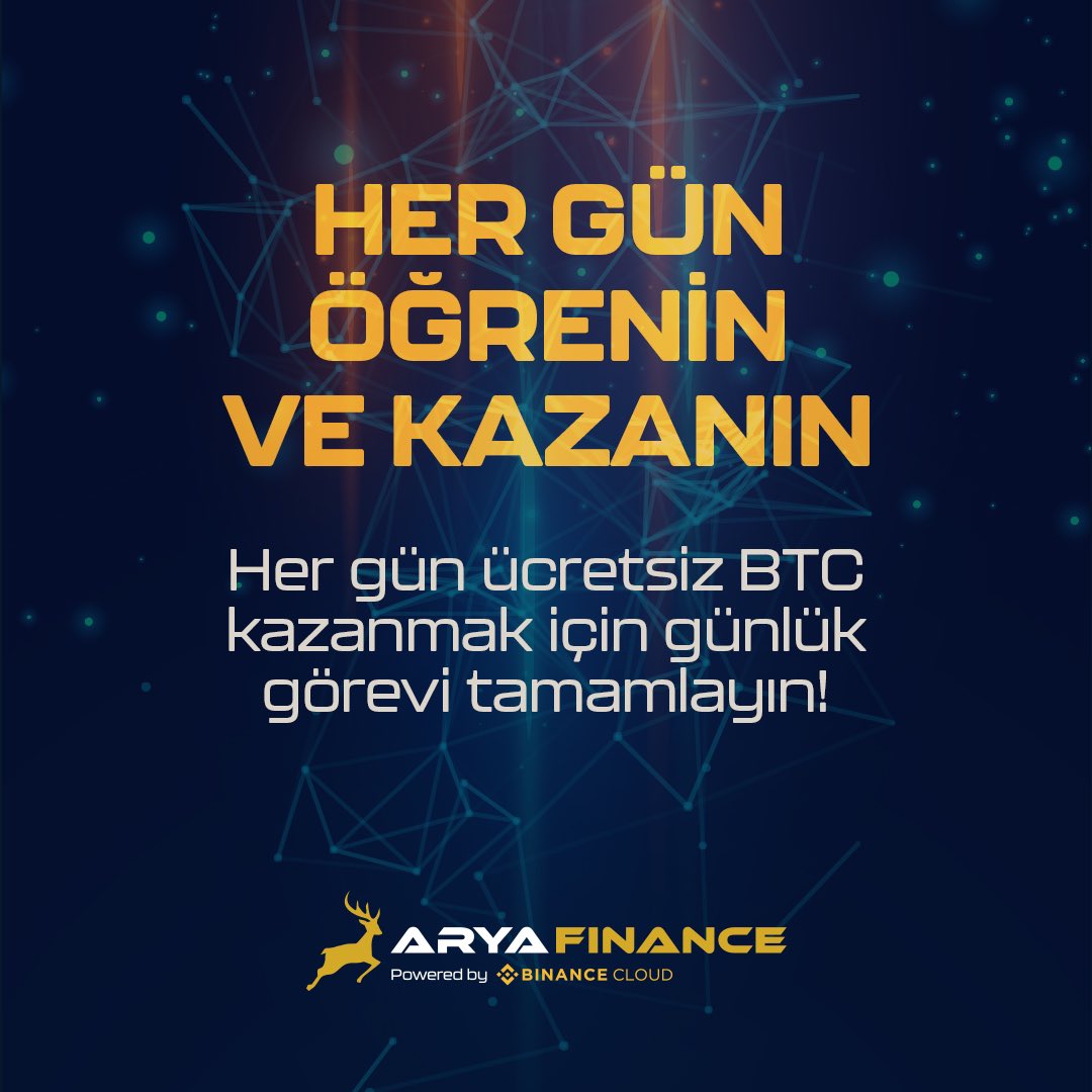 AryaFinanceTR's tweet photo. Her gün ücretsiz #BTC kazanmak ister misiniz?

Günlük görevleri kaçırmayın!

👉🏻https://t.co/rnv1oP01NW https://t.co/yKxum919Pq