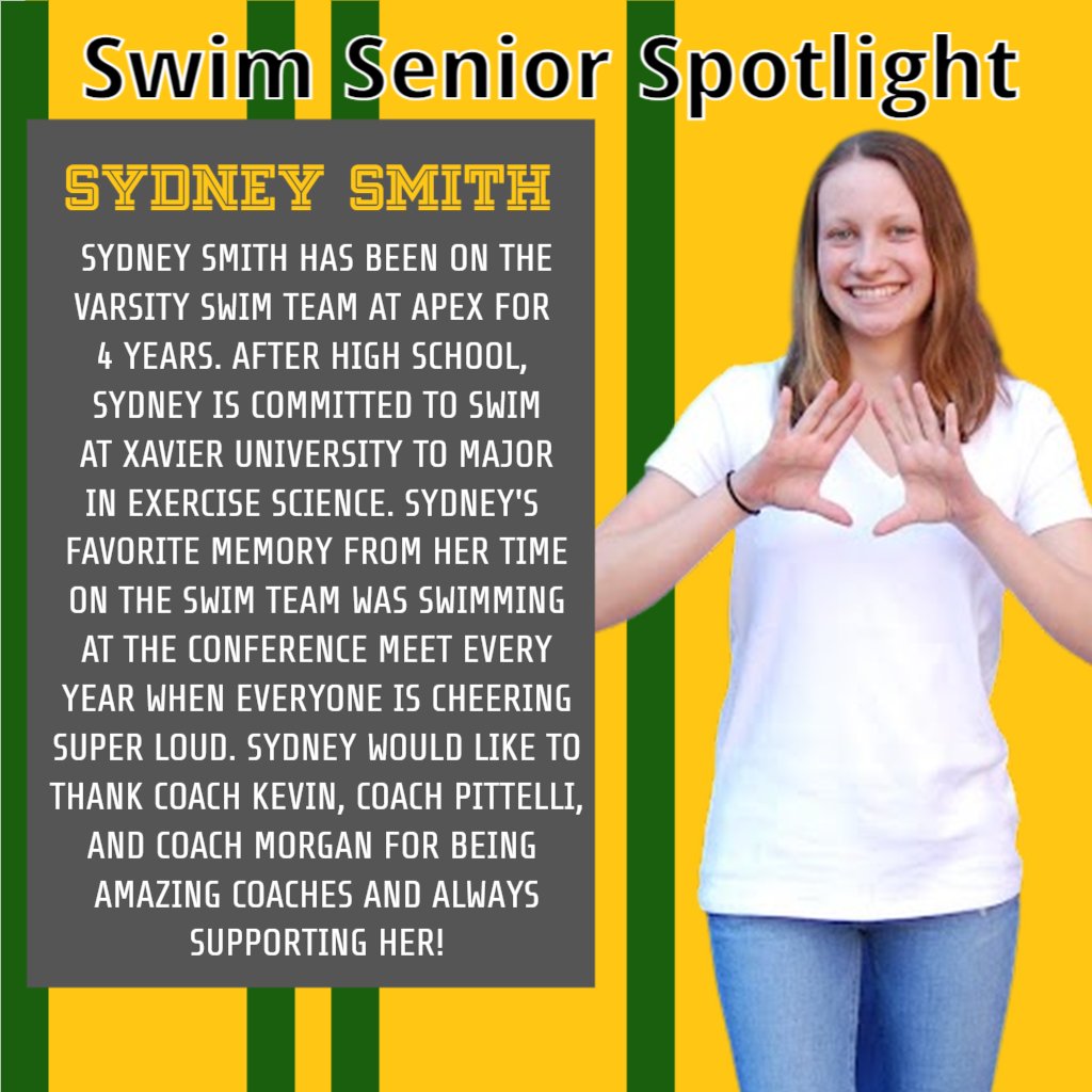 Swim Senior Spotlight!