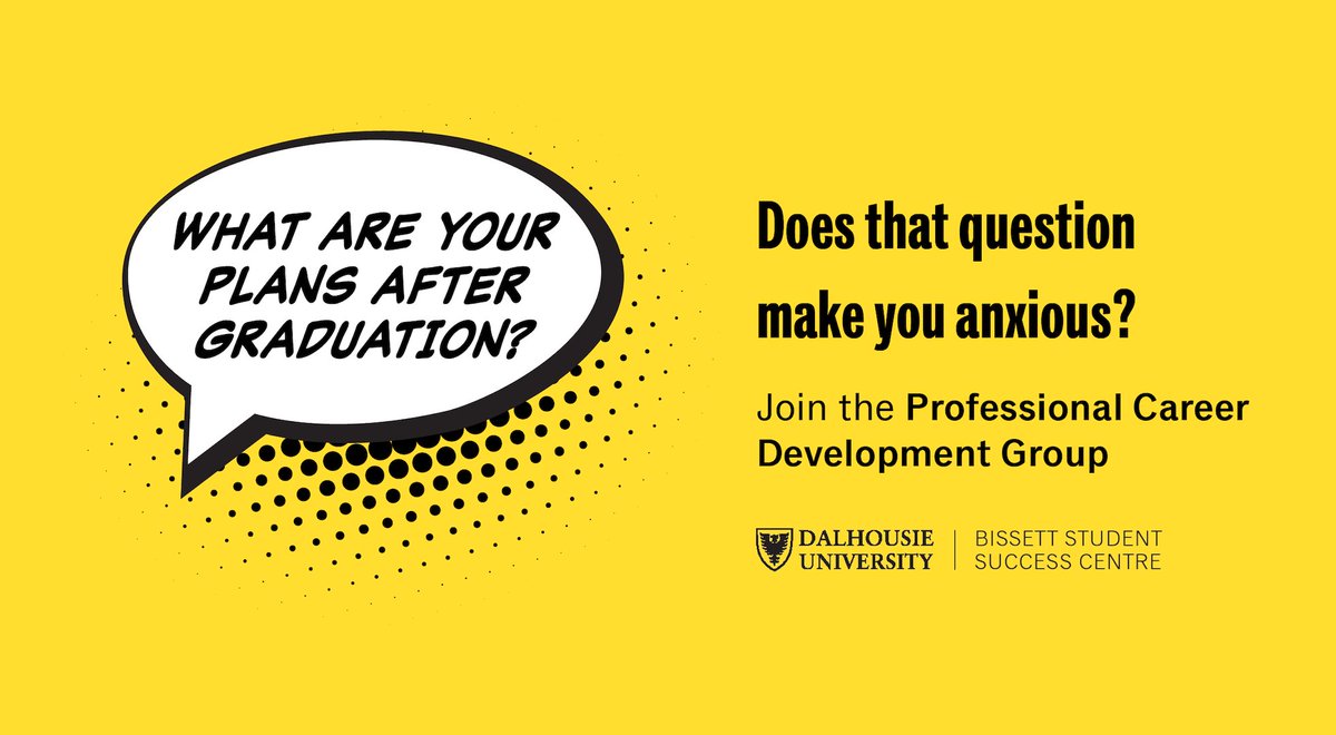 ssdalac's tweet photo. Graduating in 2022? Attend this group to build confidence as you prepare to embark on the next chapter of your life! 

When:  Mondays,  3-4:30pm (AT), starts Jan 31 
Registration: Register by Jan.24, 2022 at https://t.co/K1GP1Mju4Z  

#careercounselling
#dalgrad https://t.co/zZsJjq6pR7