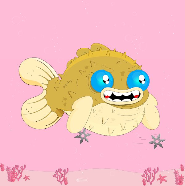 greg_tripshock's tweet photo. 2 more puffers added to the tank! Bought on @niftygateway since ETH low today. @basedfishmafia #fishmafia #bfm https://t.co/8NzrWybl23