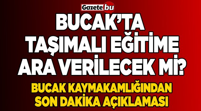 Bucak Kaymakamlığı’ndan Son Dakika Açıklaması 
gazetebu.net/bucak-kaymakam…